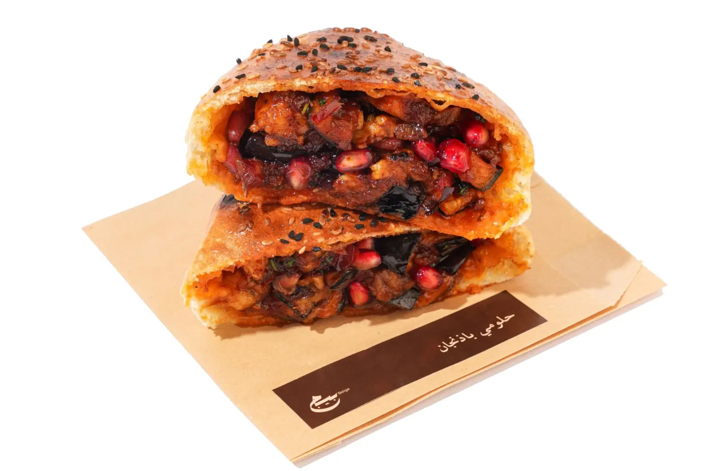 فطيره حلومي باذنجان