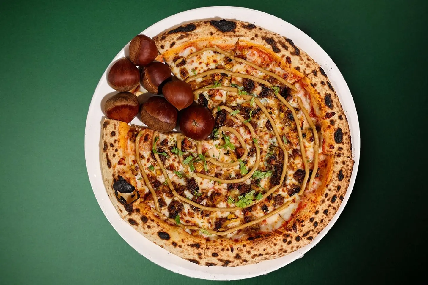 بيتزا الكستناء