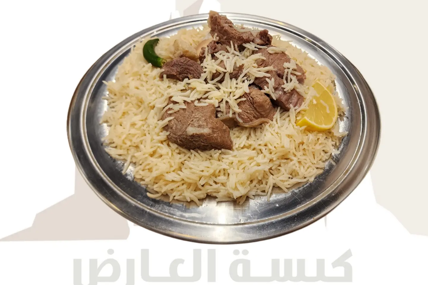 نفر حاشي مضغوط مع الأرز الأبيض