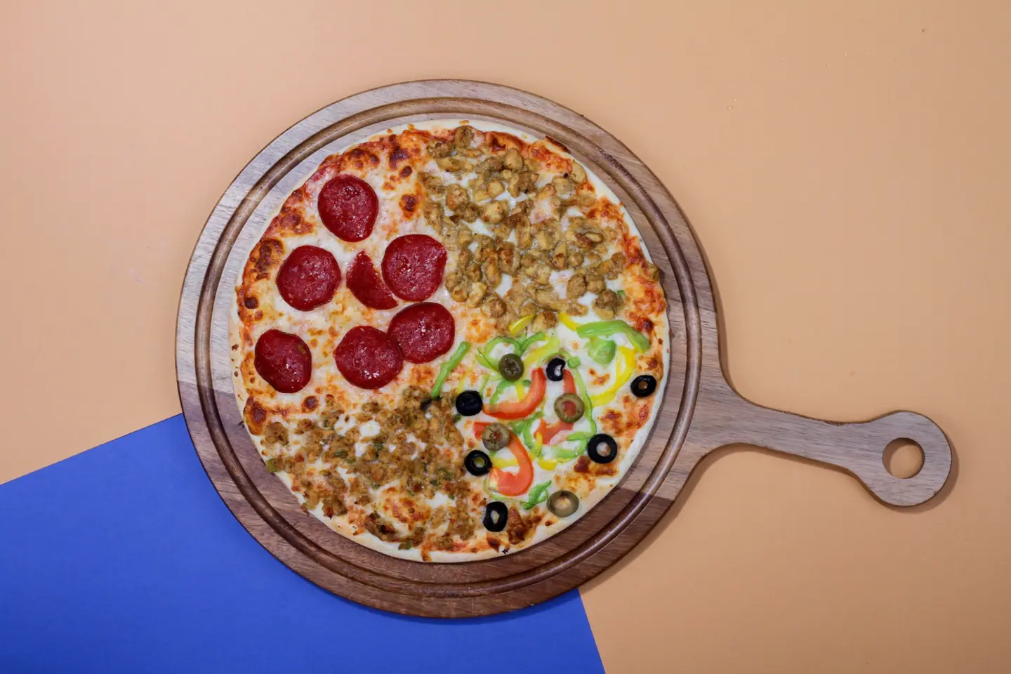 بيتزا الفصول الأربعه