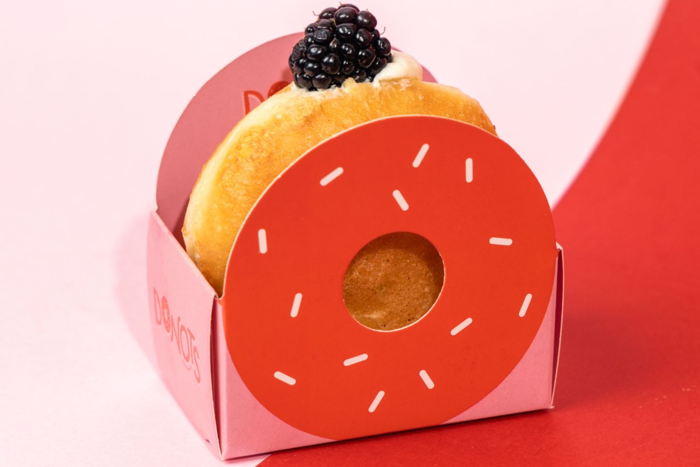 Blackberry Cream Donut
