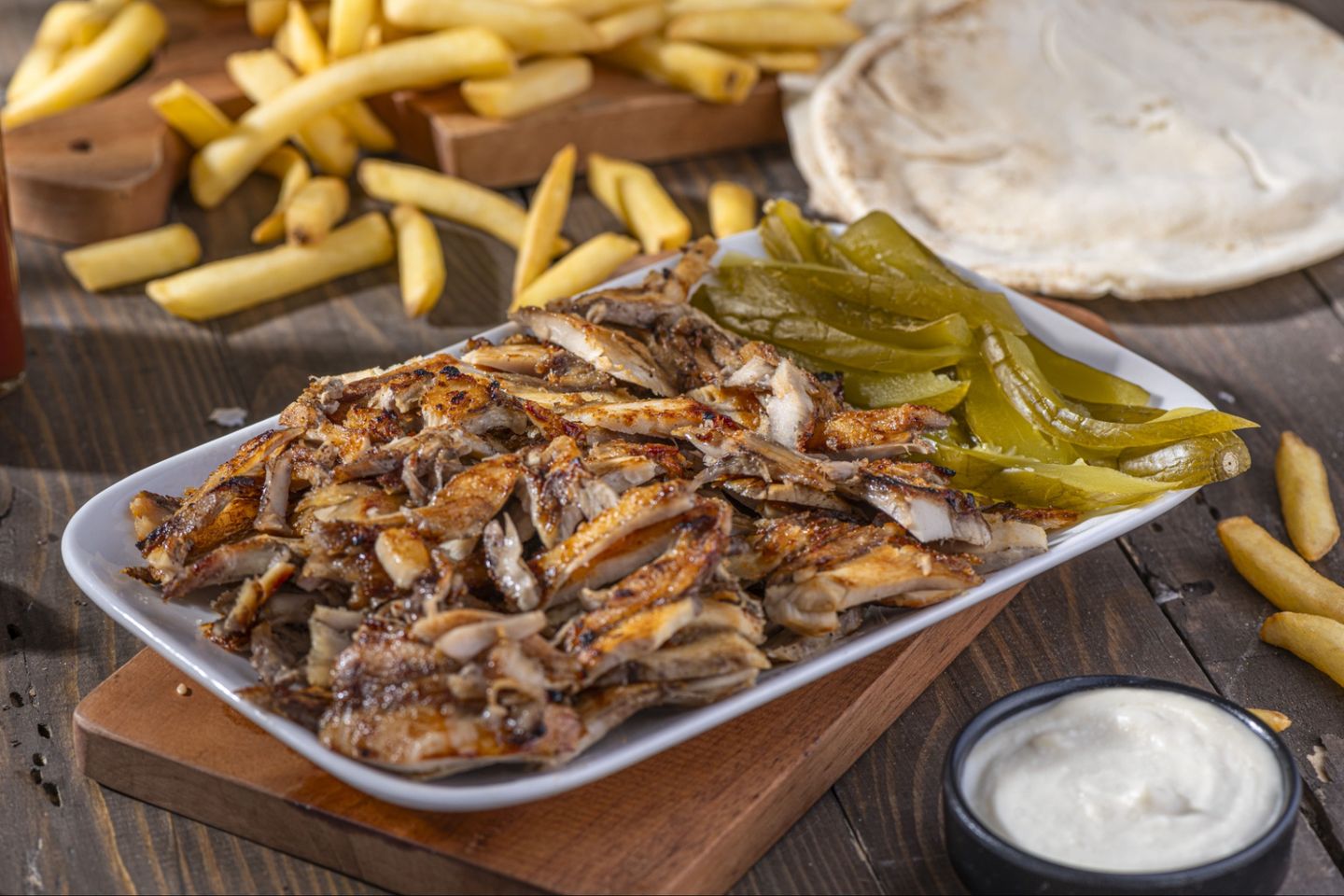صحن شاورما صغير