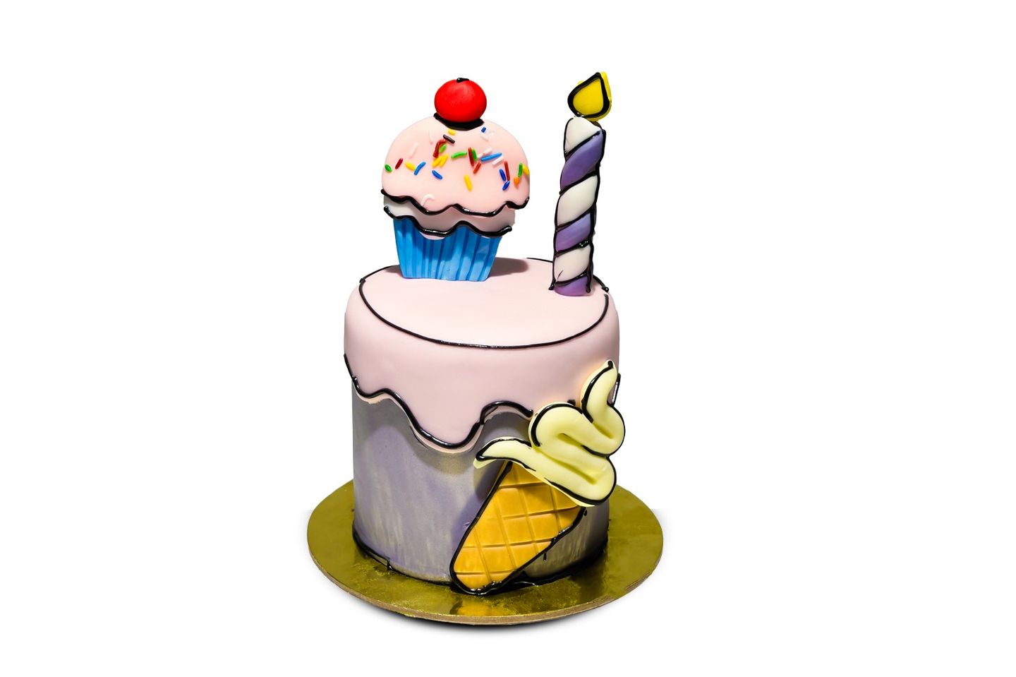 Comic Cake Design 03