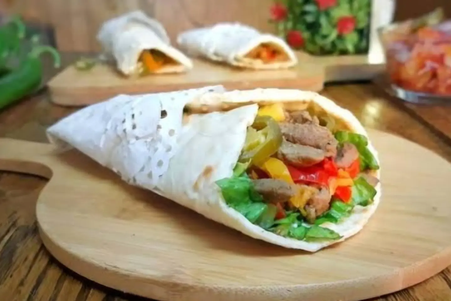 Beef Fajita Burrito