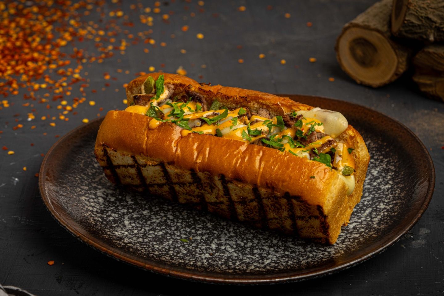 Steak Meat Sandwich