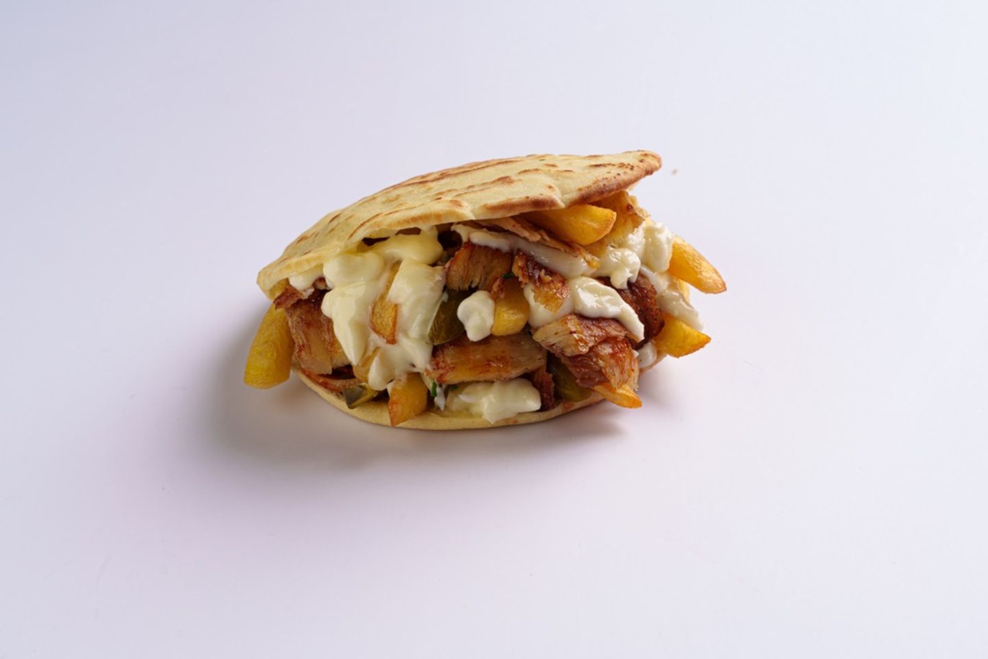 شاورما دجاج ناهس