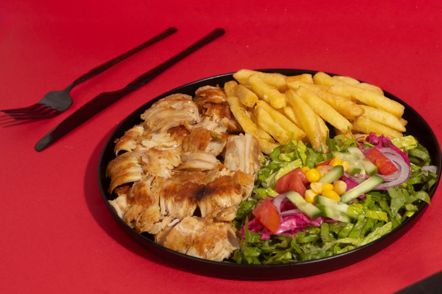 Döner Plate Chicken - With Fries