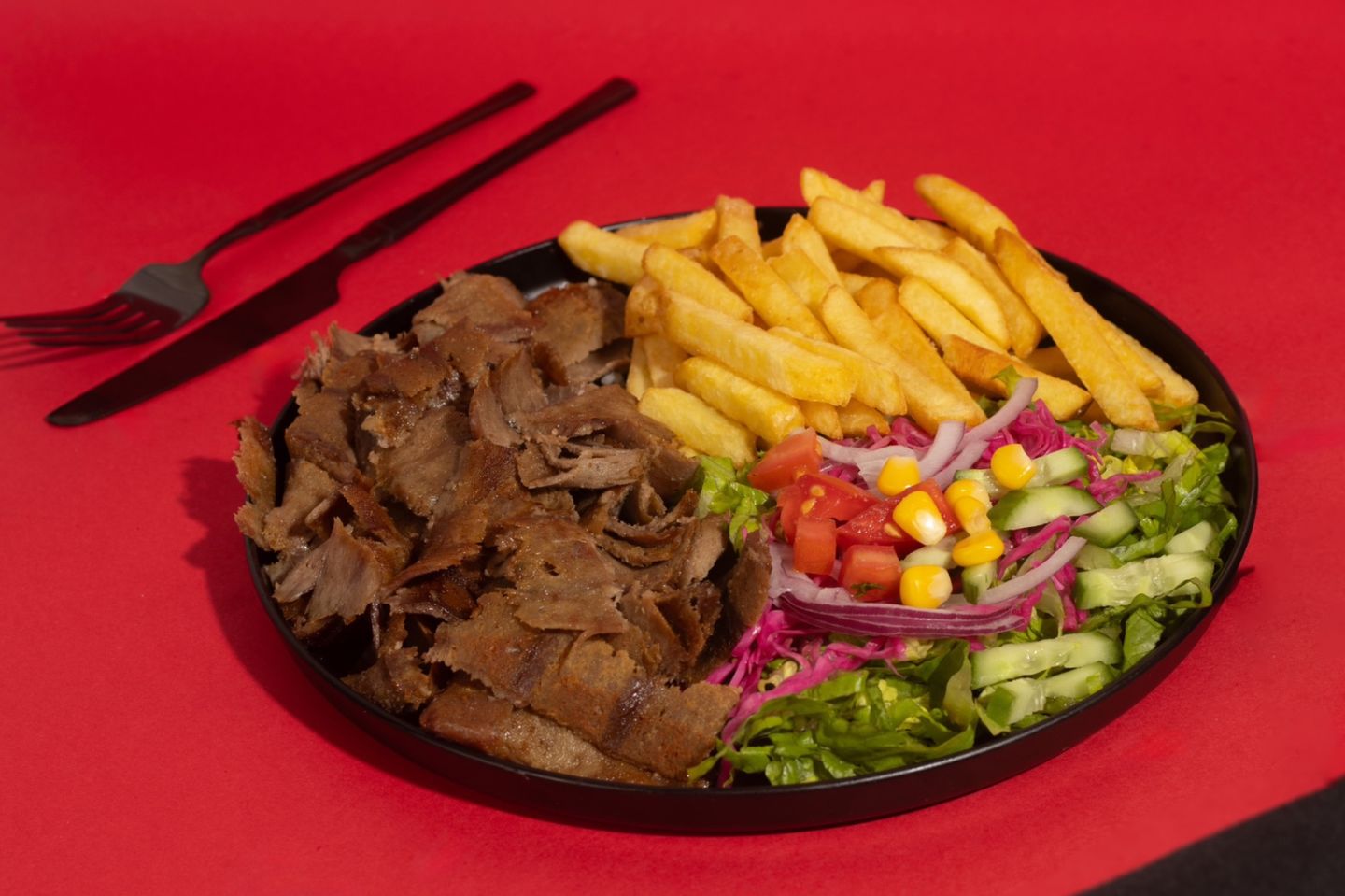 Döner Plate Beef - With Fries