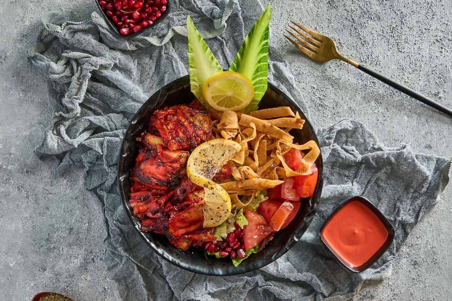 Tandoori Shawarma Salad