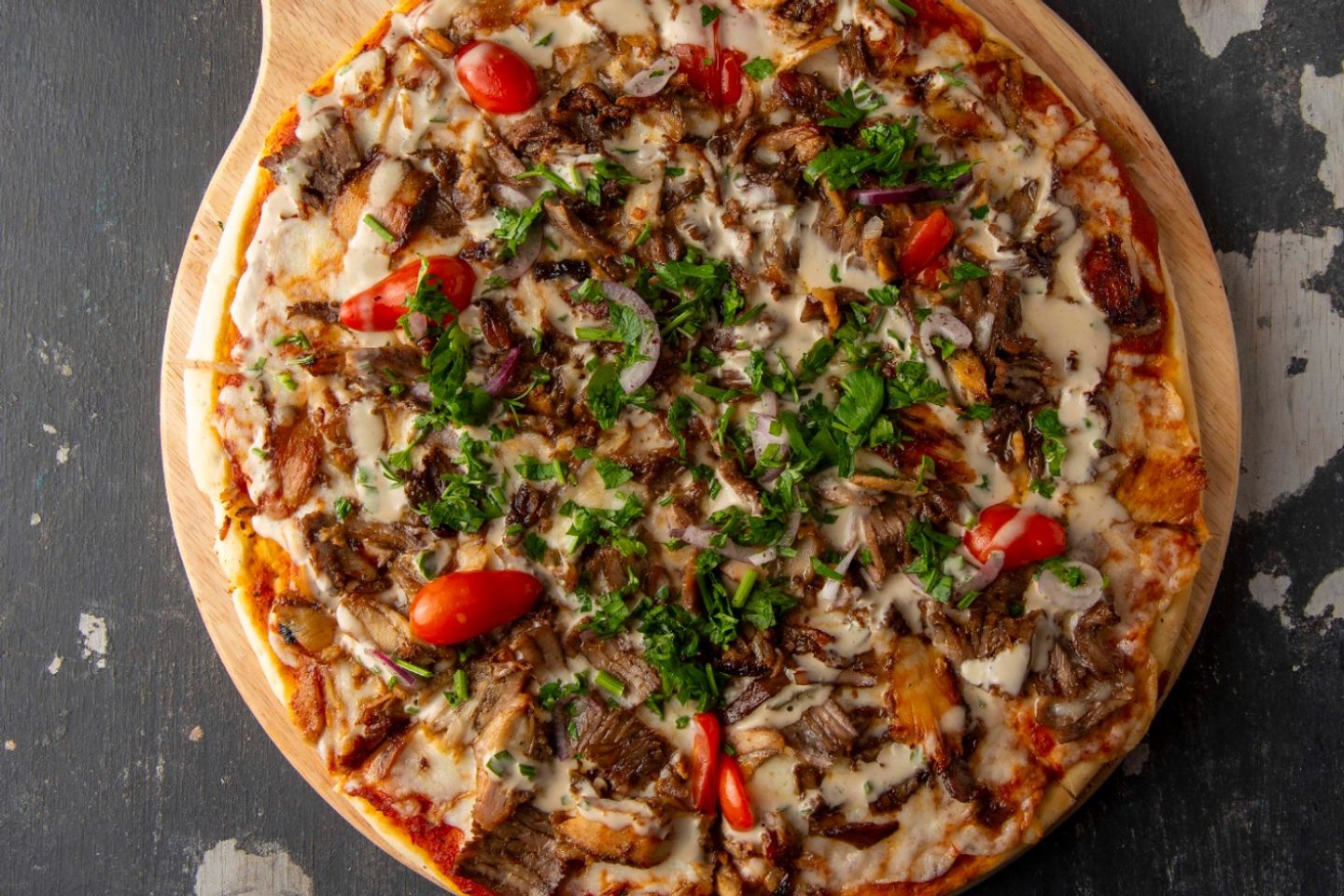 Mixed Shawarma Pizza