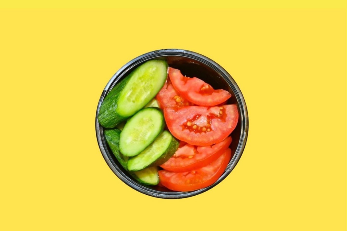 Cucumber And Tomatoes