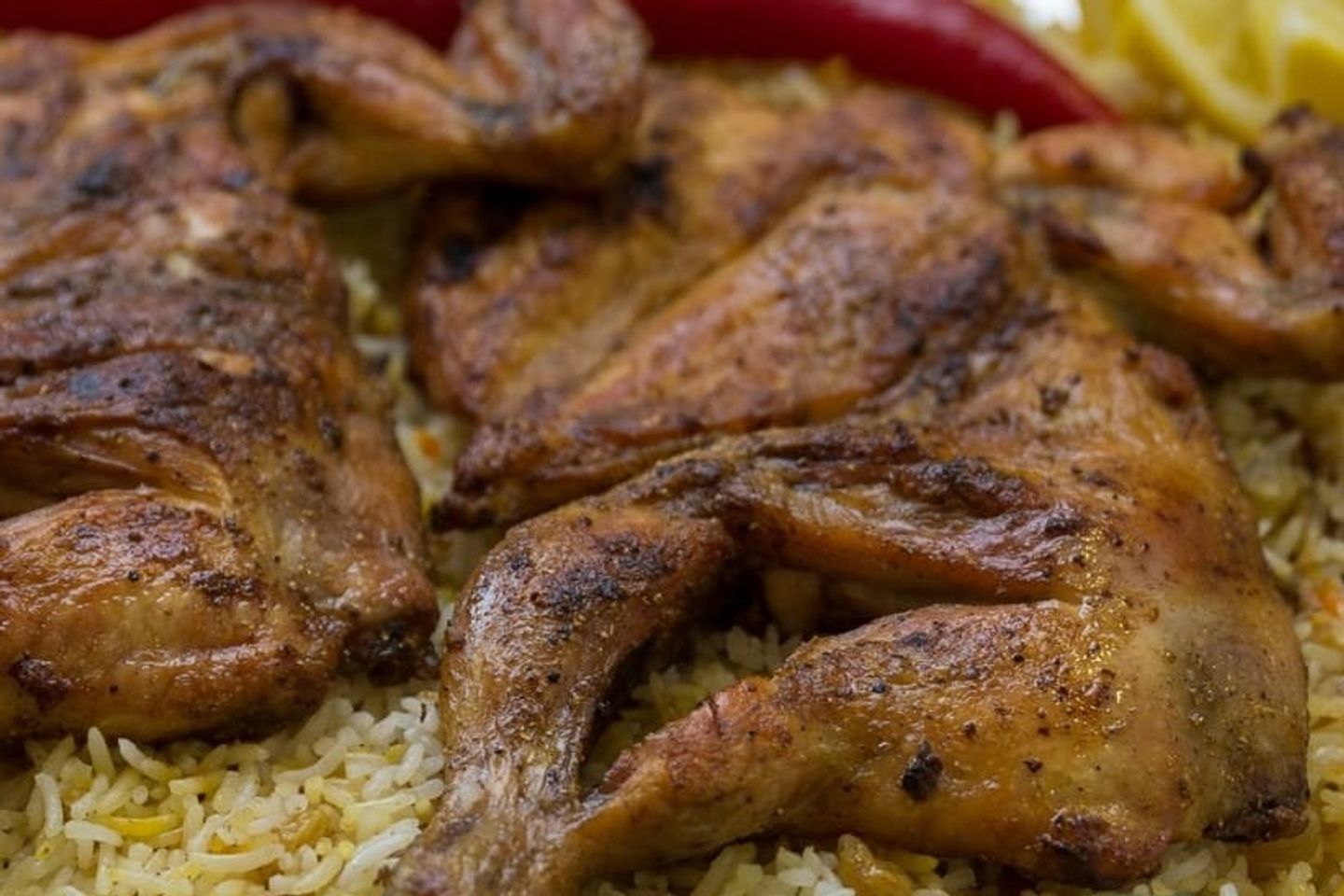نص حبة دجاج ساده مظبي