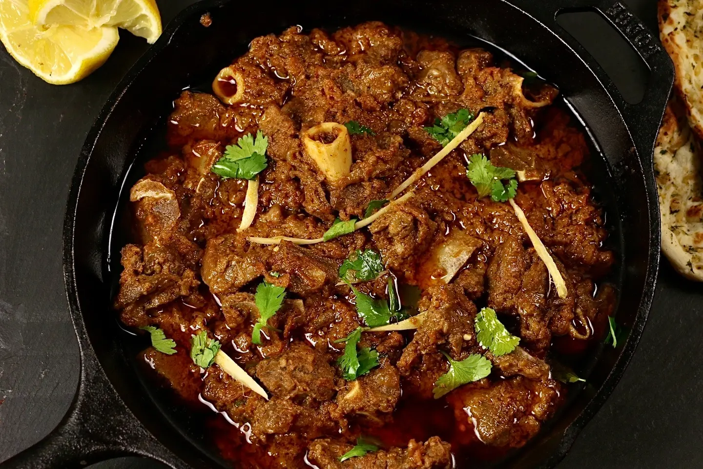 Mutton Karahi With Butter