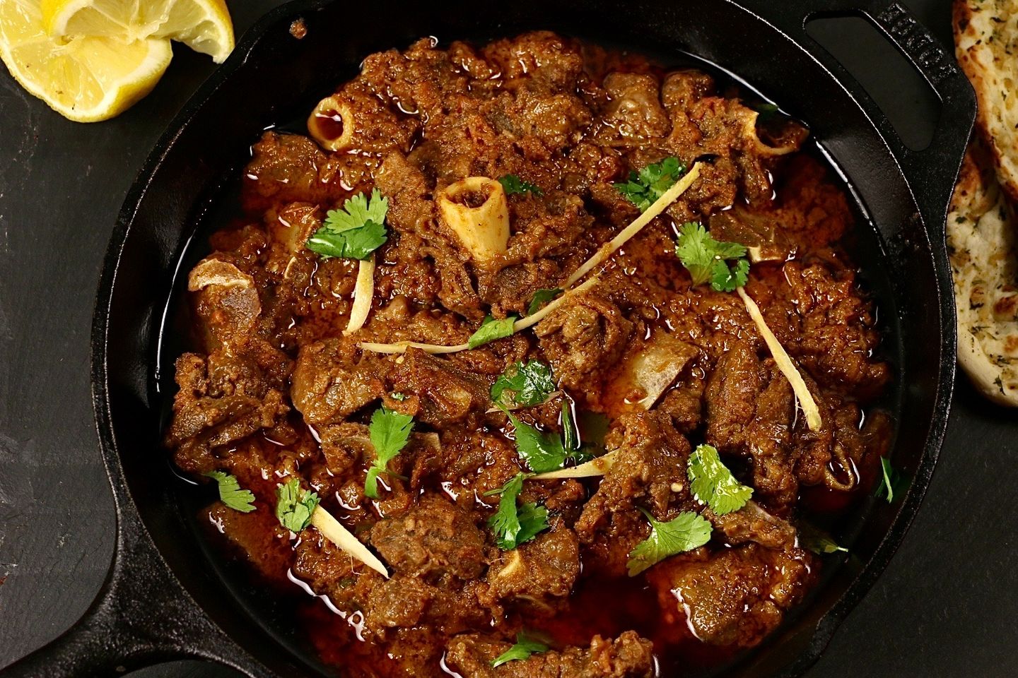 Mutton Karahi With Butter