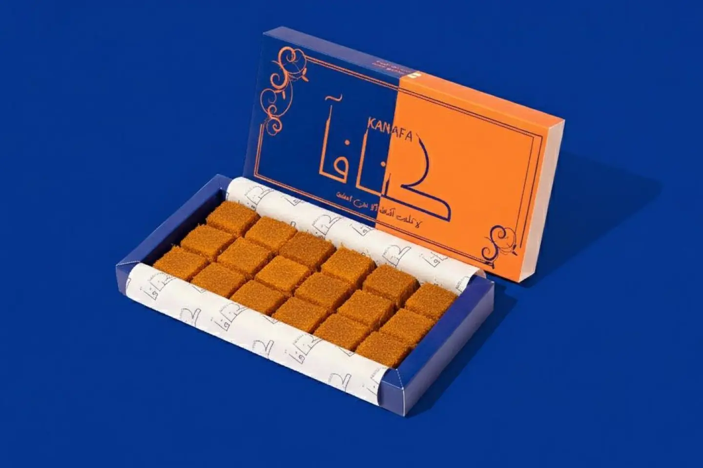 Kunafa With Roasted Milk