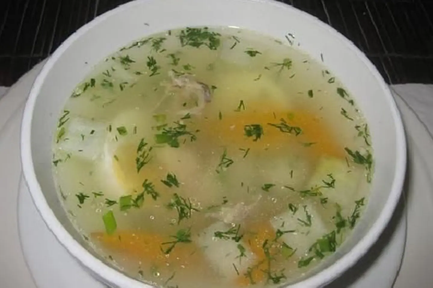 شوربة كريمة الفطر - خضار