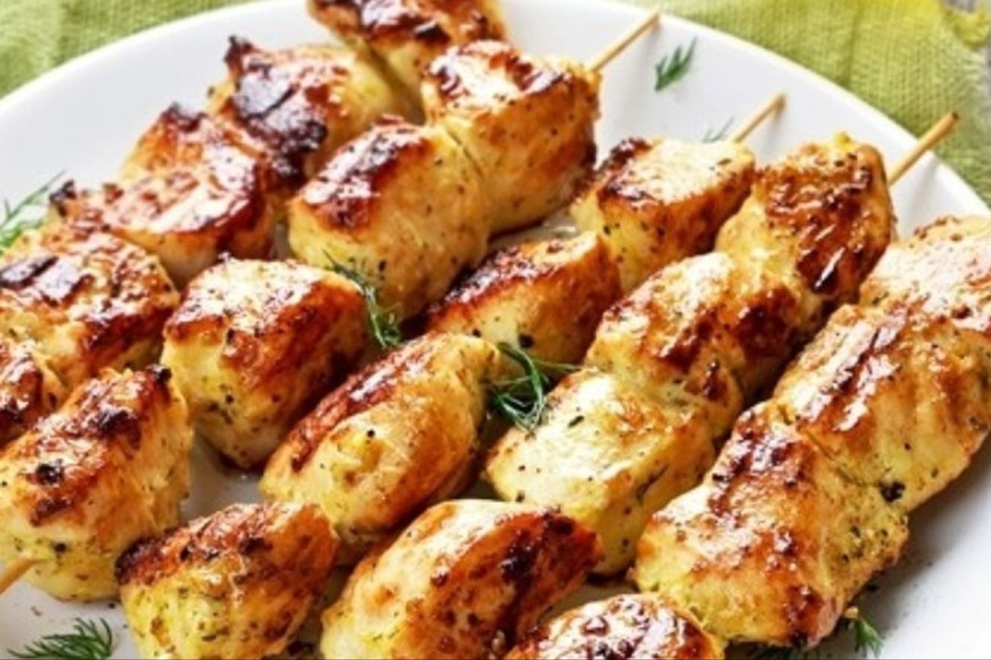 Chicken Cubes With Zaater