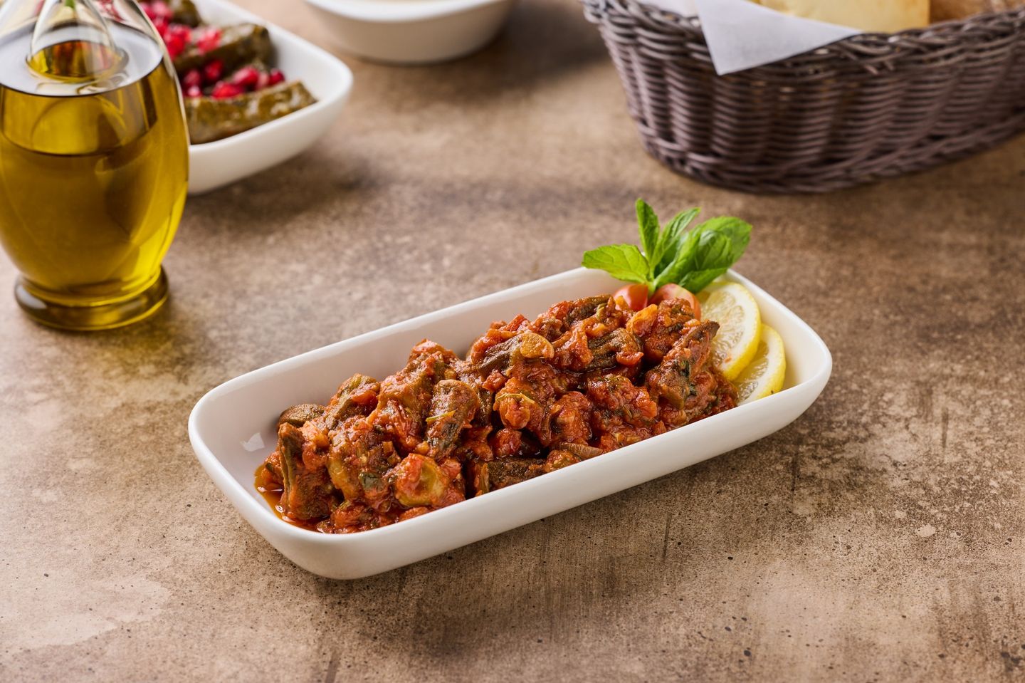 بامية بالزيت