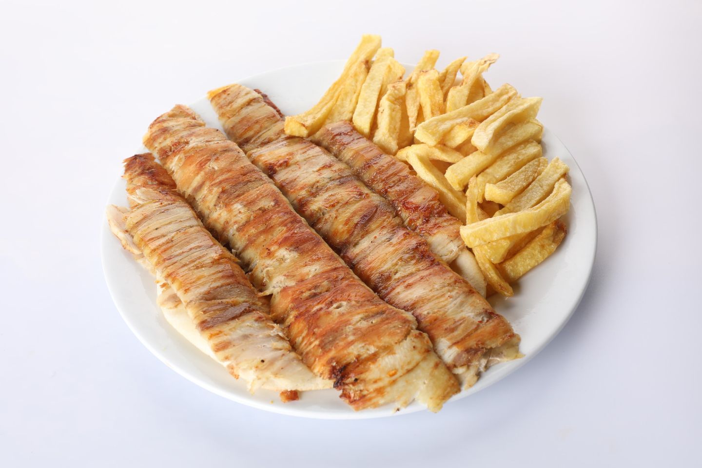طبق شرائح شاورما