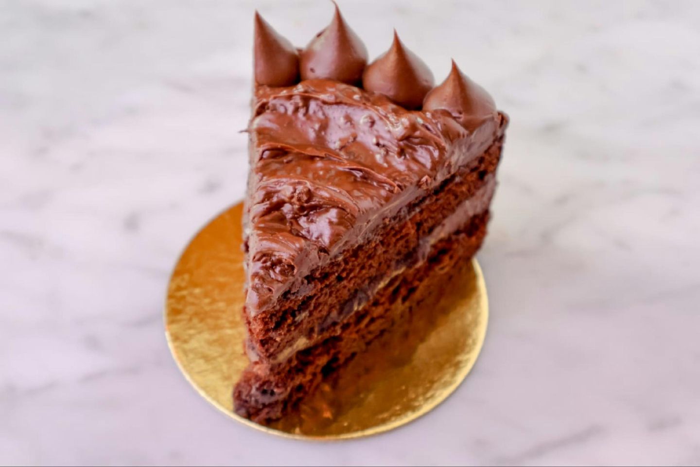 Chocolate Crunch Cake   Slice