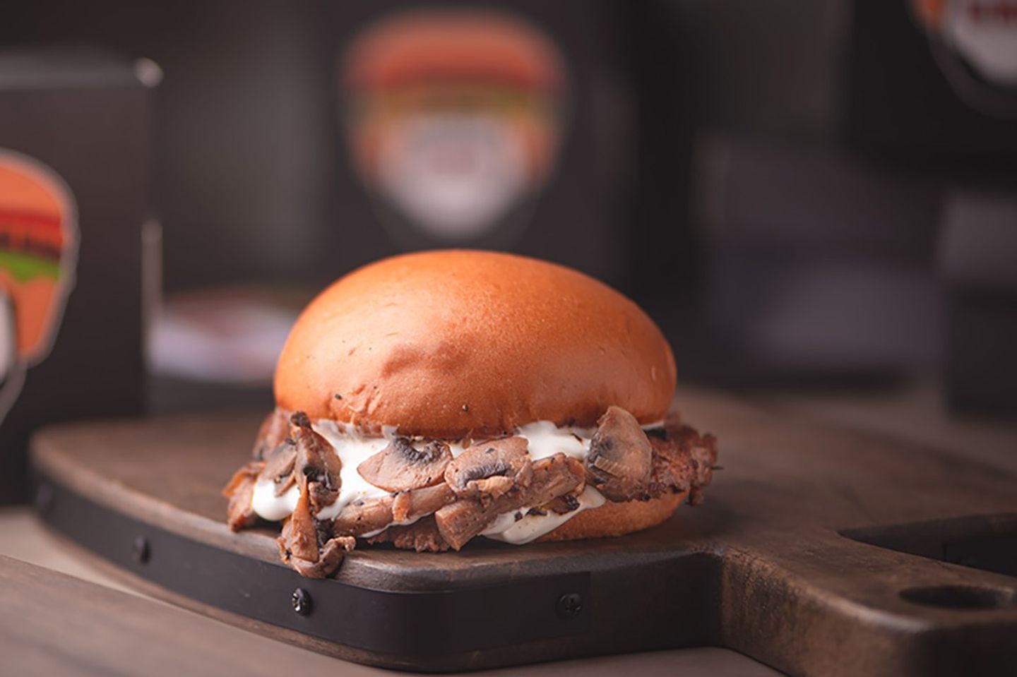 Mushroon Smash Burger