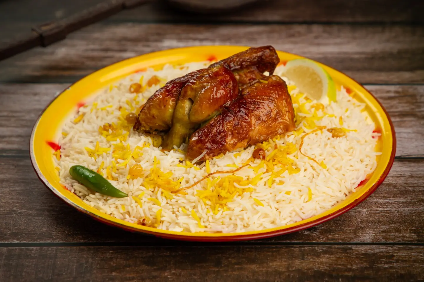 نصف كبسة دجاج