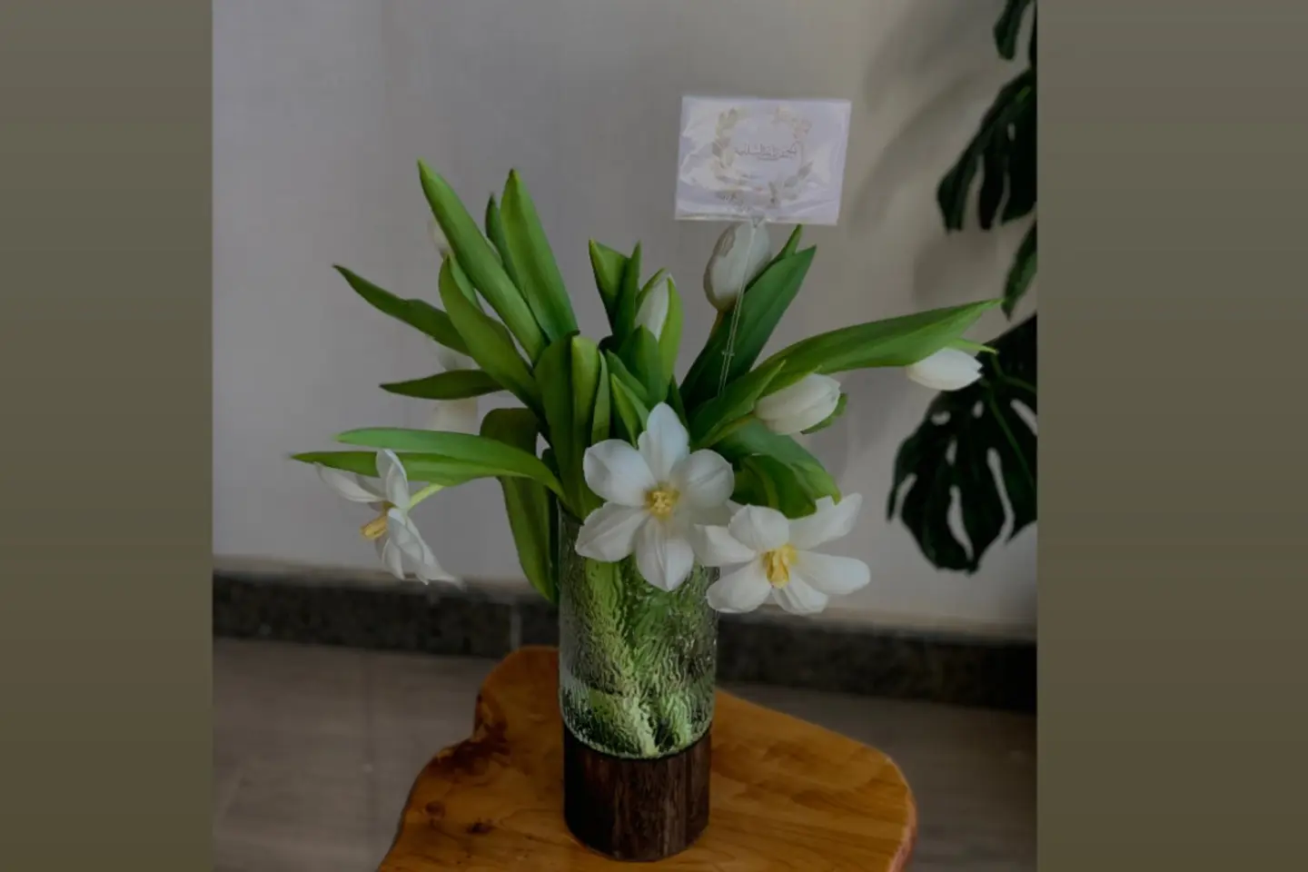 فازة التوليب الأنيقة