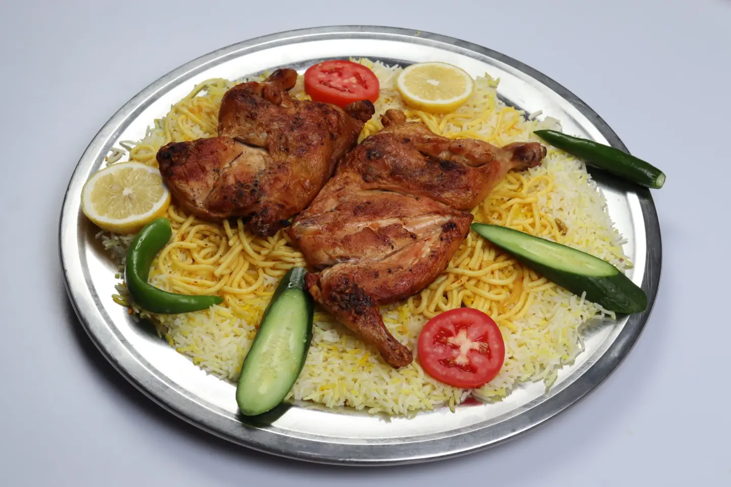 نص حبة دجاج