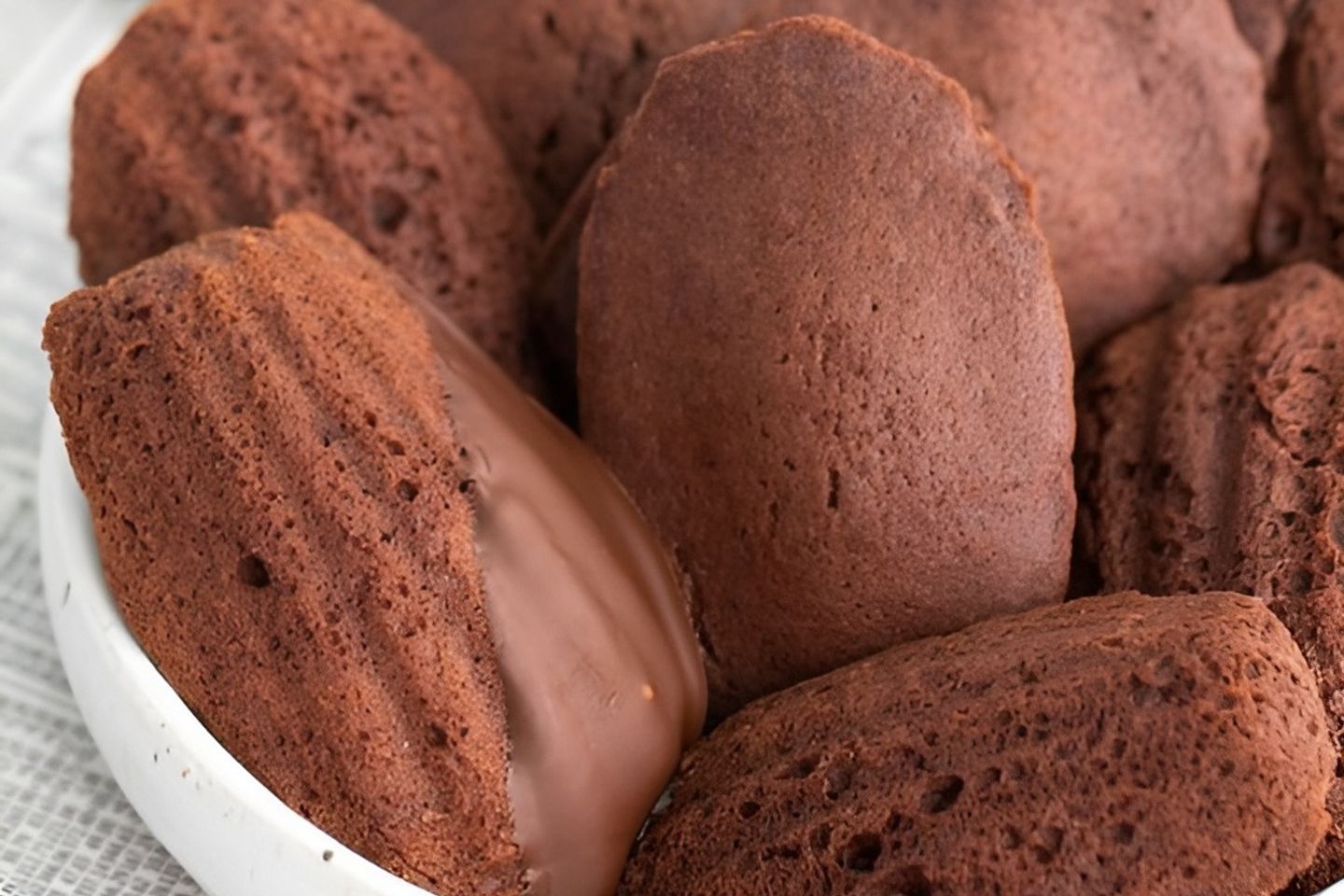 Chocolate Madeleine Cake