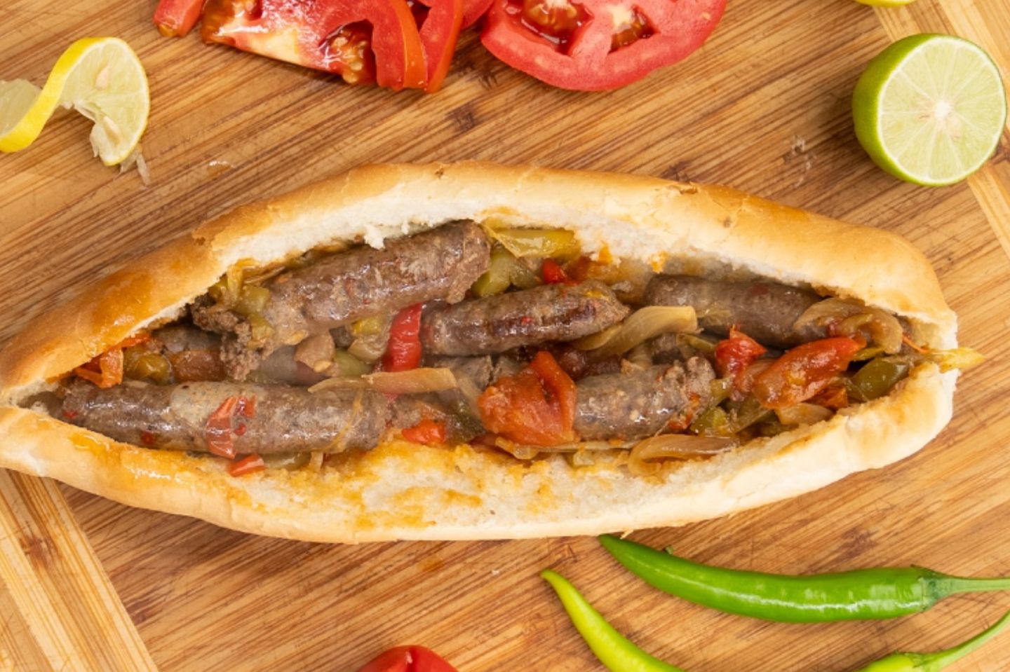 ساندوتش سجق خلطة