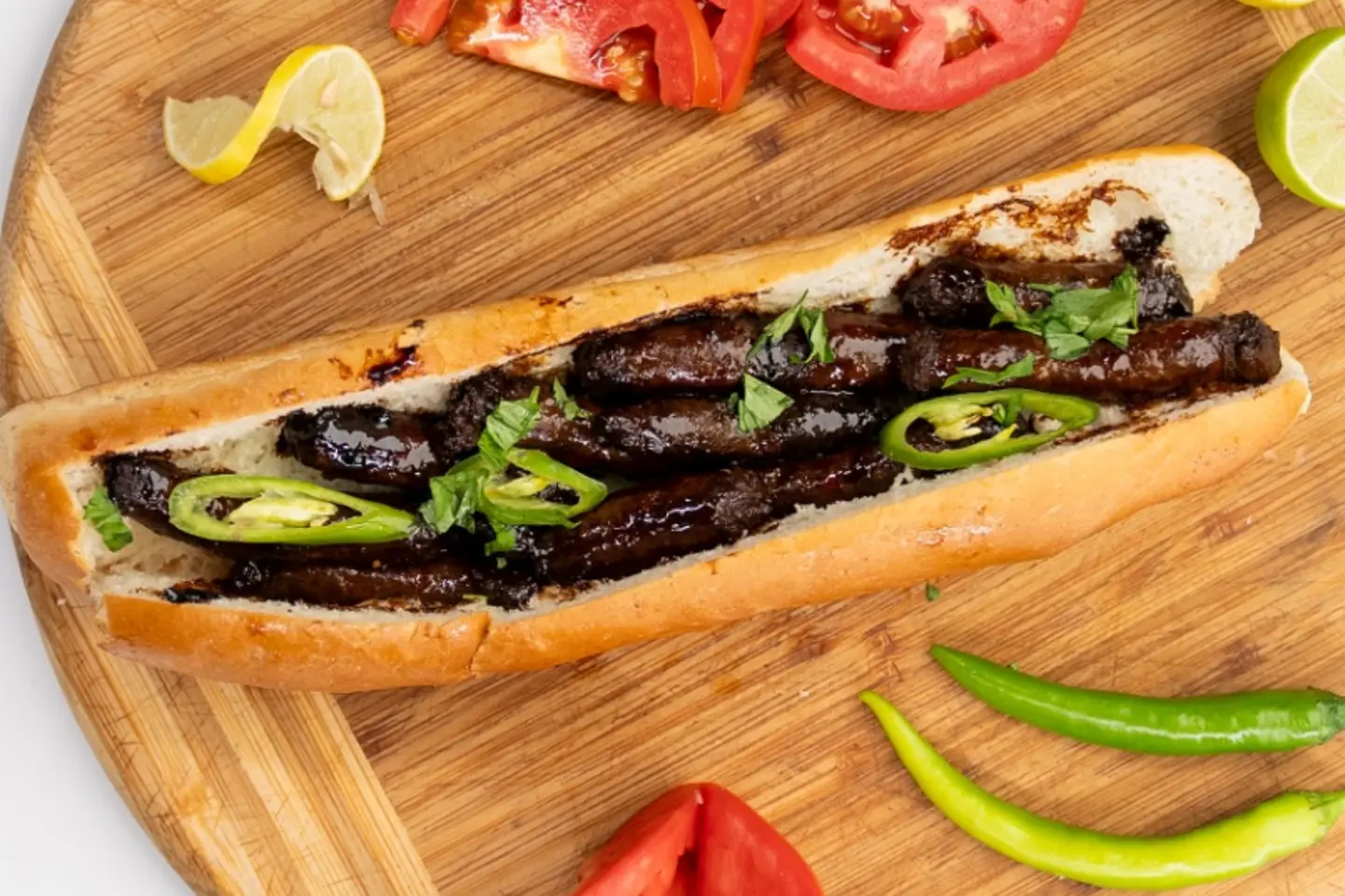 ساندوتش سجق دبس رمان