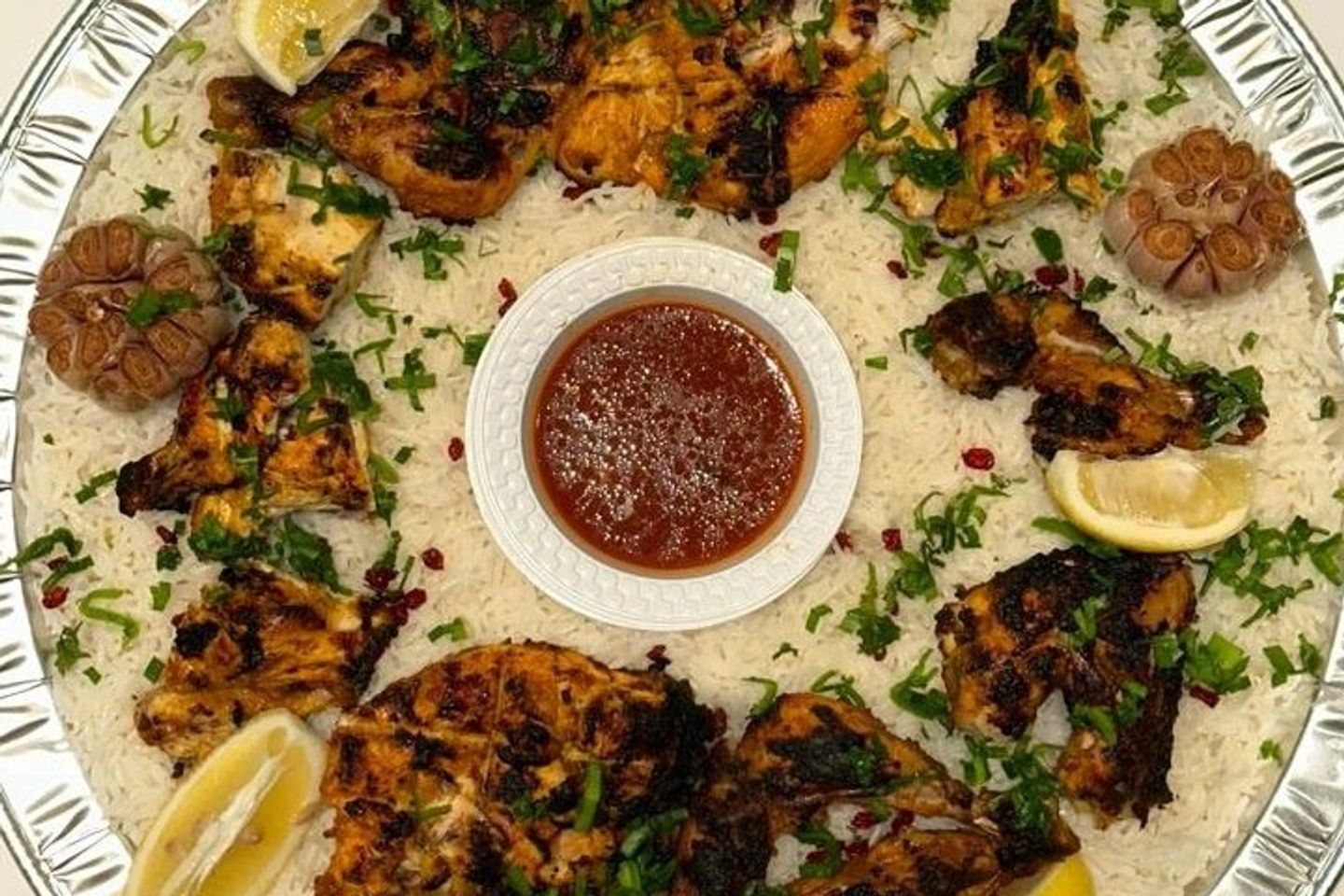 Grilled Chicken With Rice