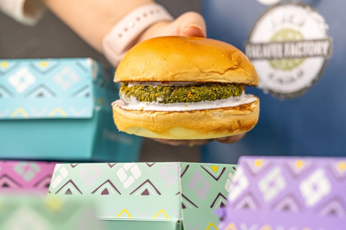 Original Falafel Off Burger