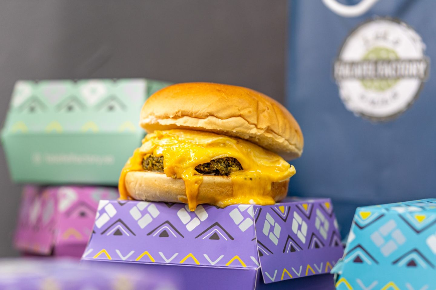 The Breaky Falafel Burger