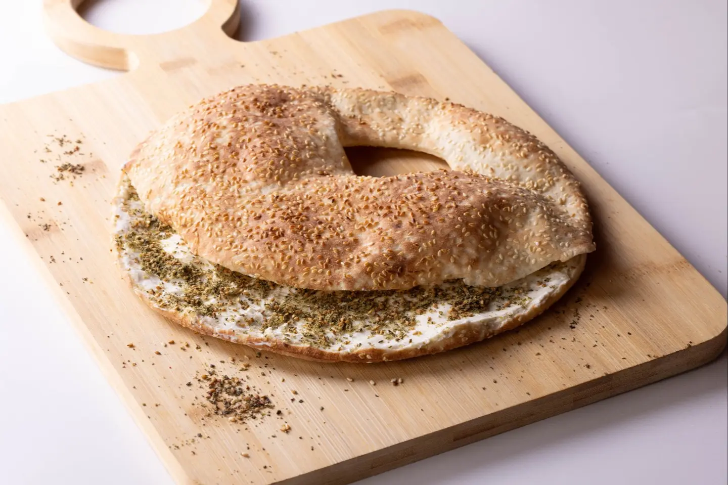 Cheese Kiri With Thyme Kaake