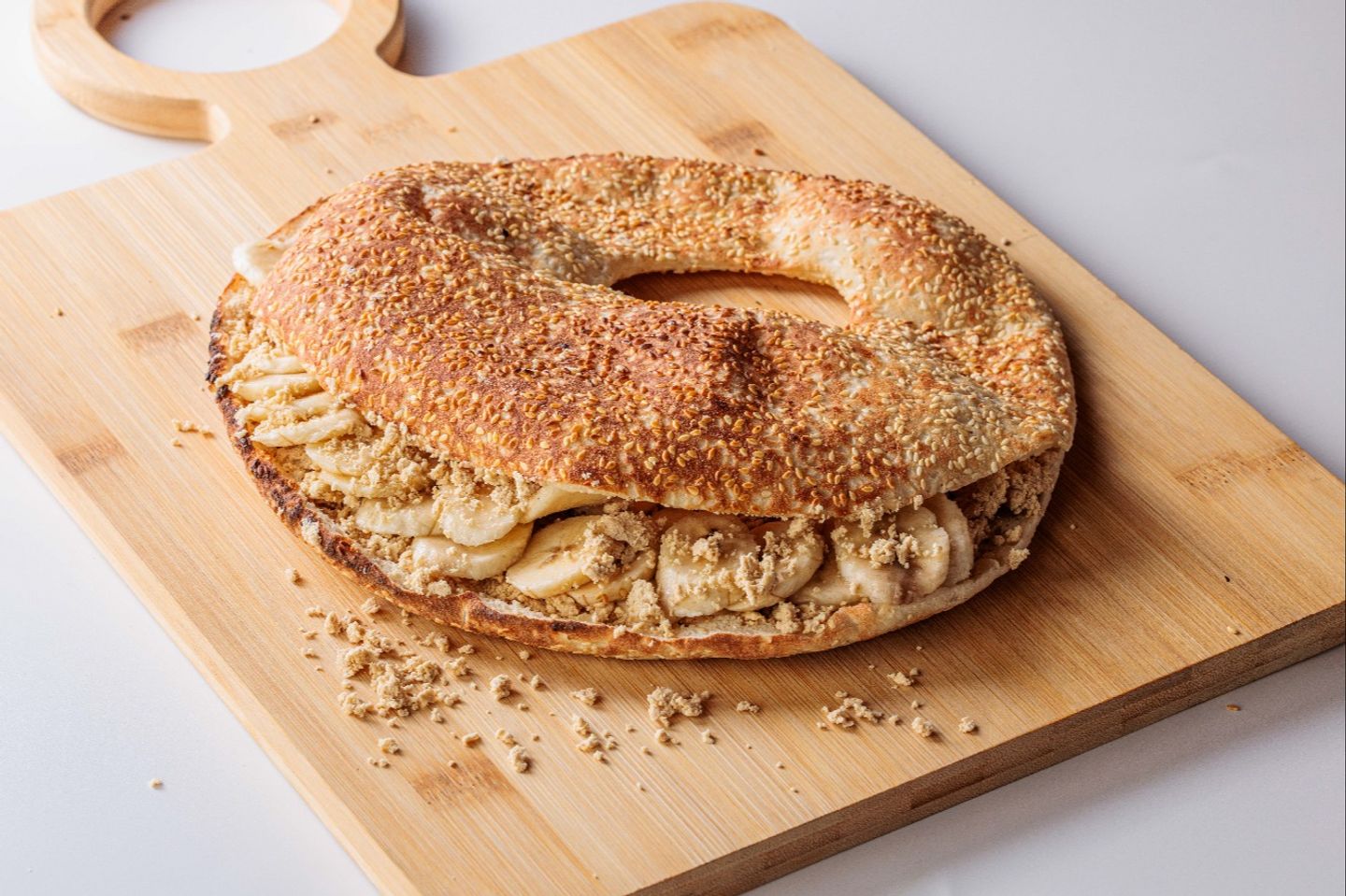 كعكة حلاوة والموز