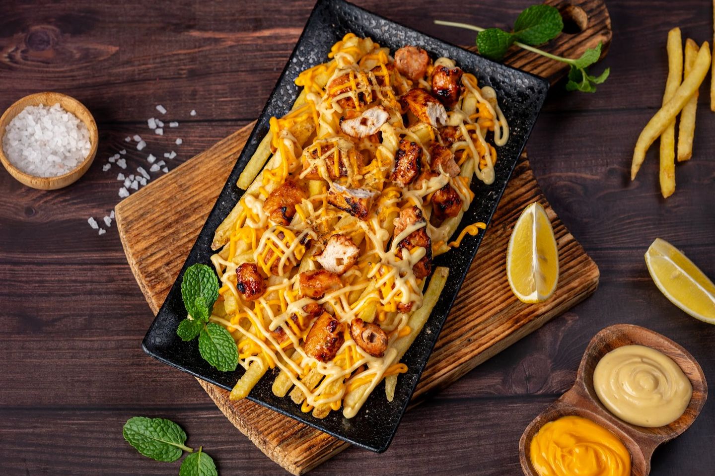 بطاطس سبيشل مع طاووق