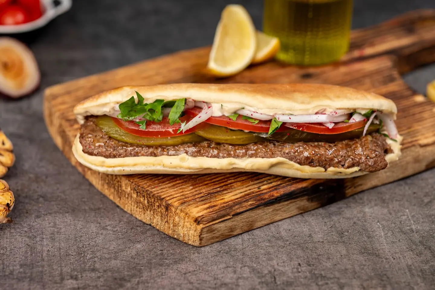 ساندوتش كباب دجاج