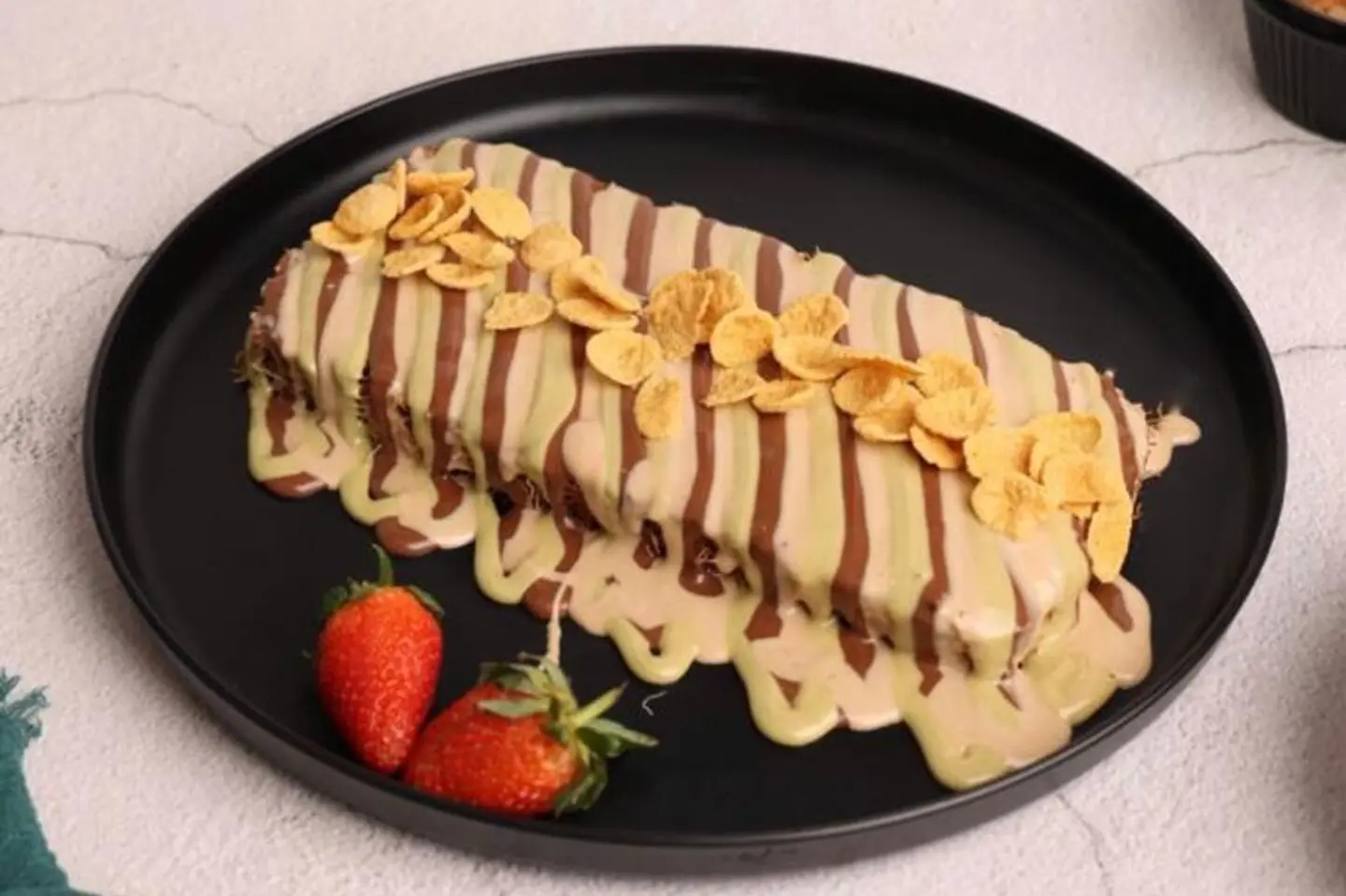 كنافة مستطيلة كرانشى