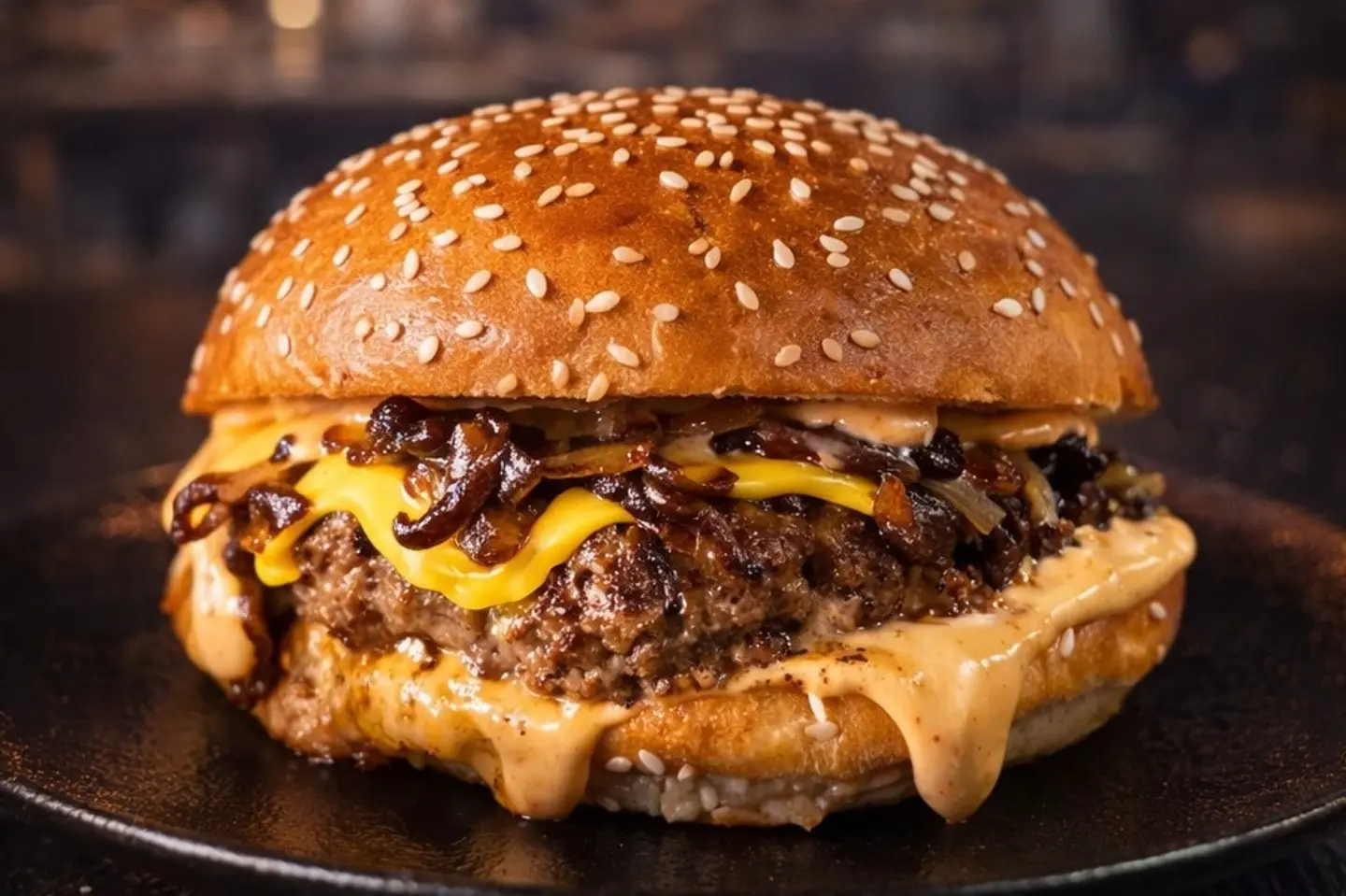 Caramelized Onion Burger - Single