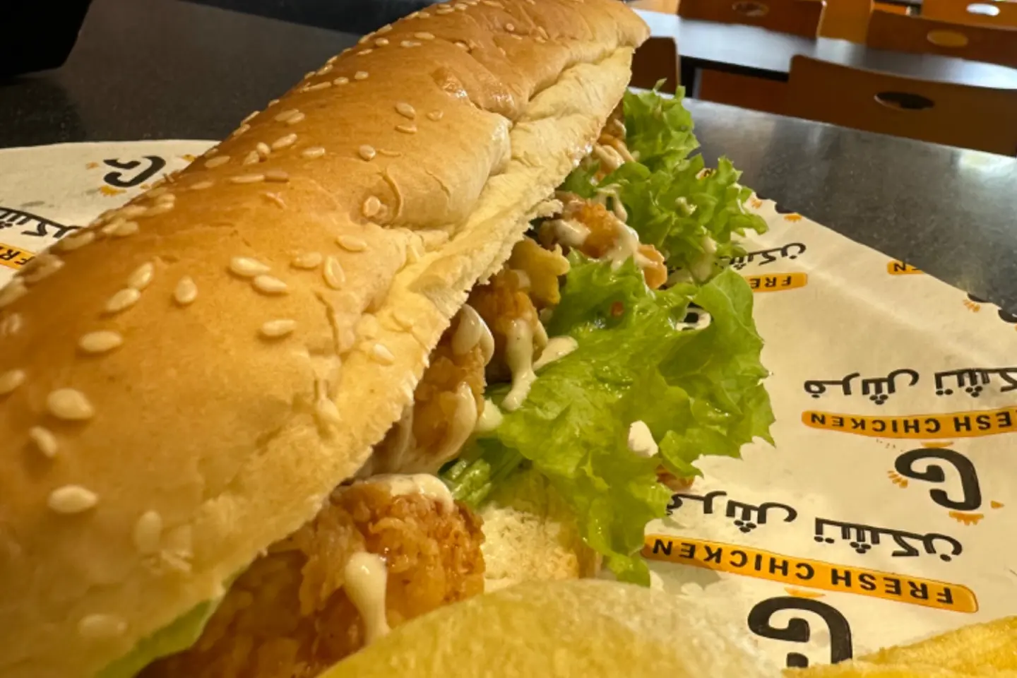 ساندوتش سمك