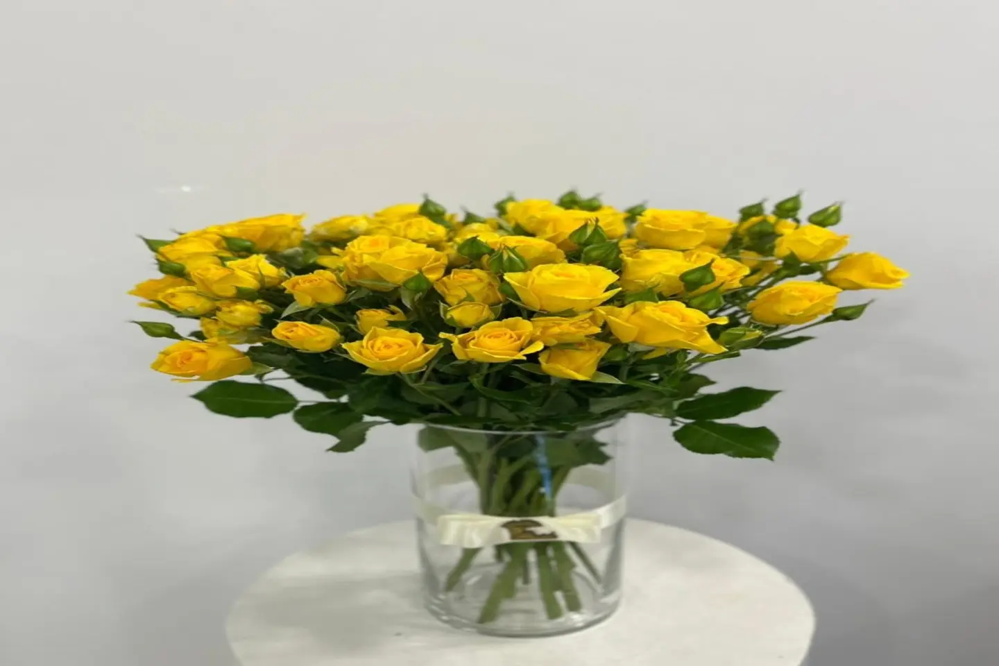 فازة بيبي روز – ١٥ غصن - اصفر