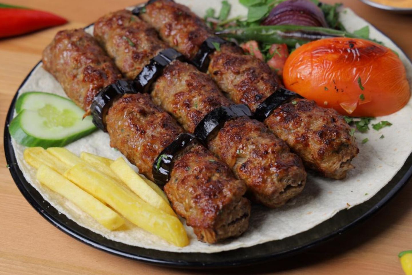 مبشور لحم  مع الأرز