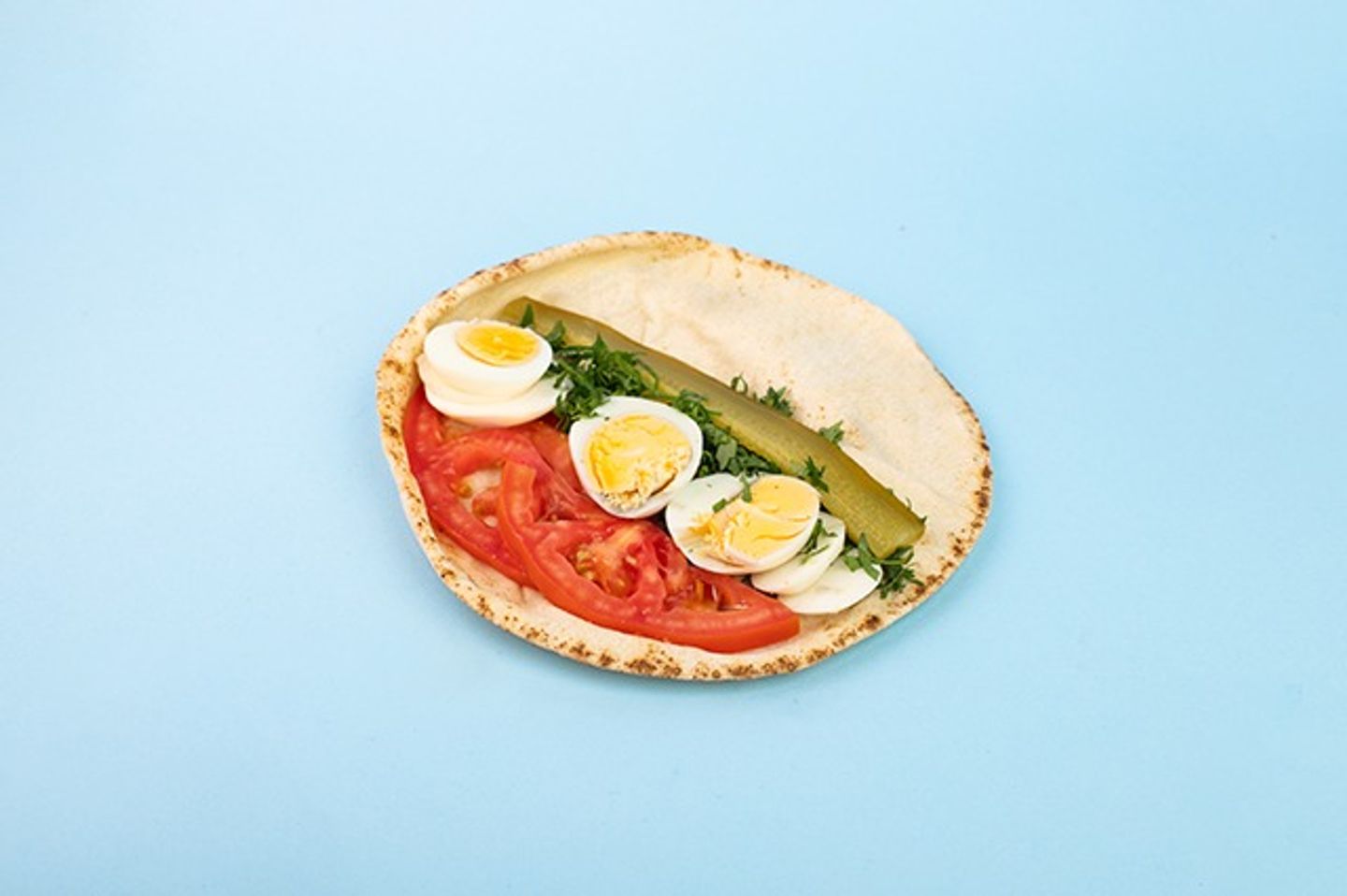 Sandwich Boiled Egg