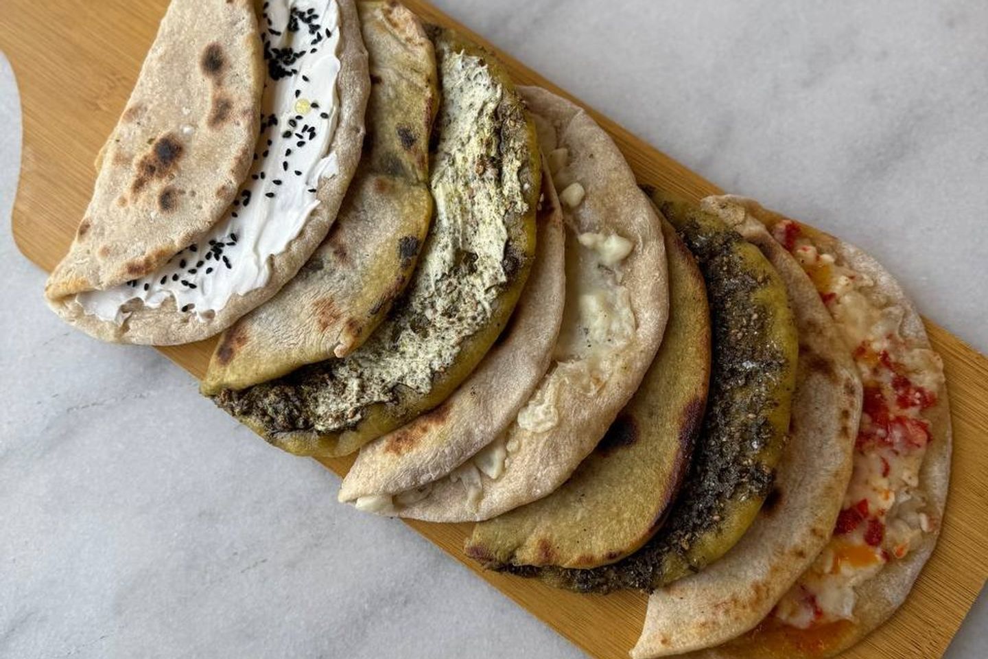 Mini Sourdough Manaeesh Box 5 Pcs
