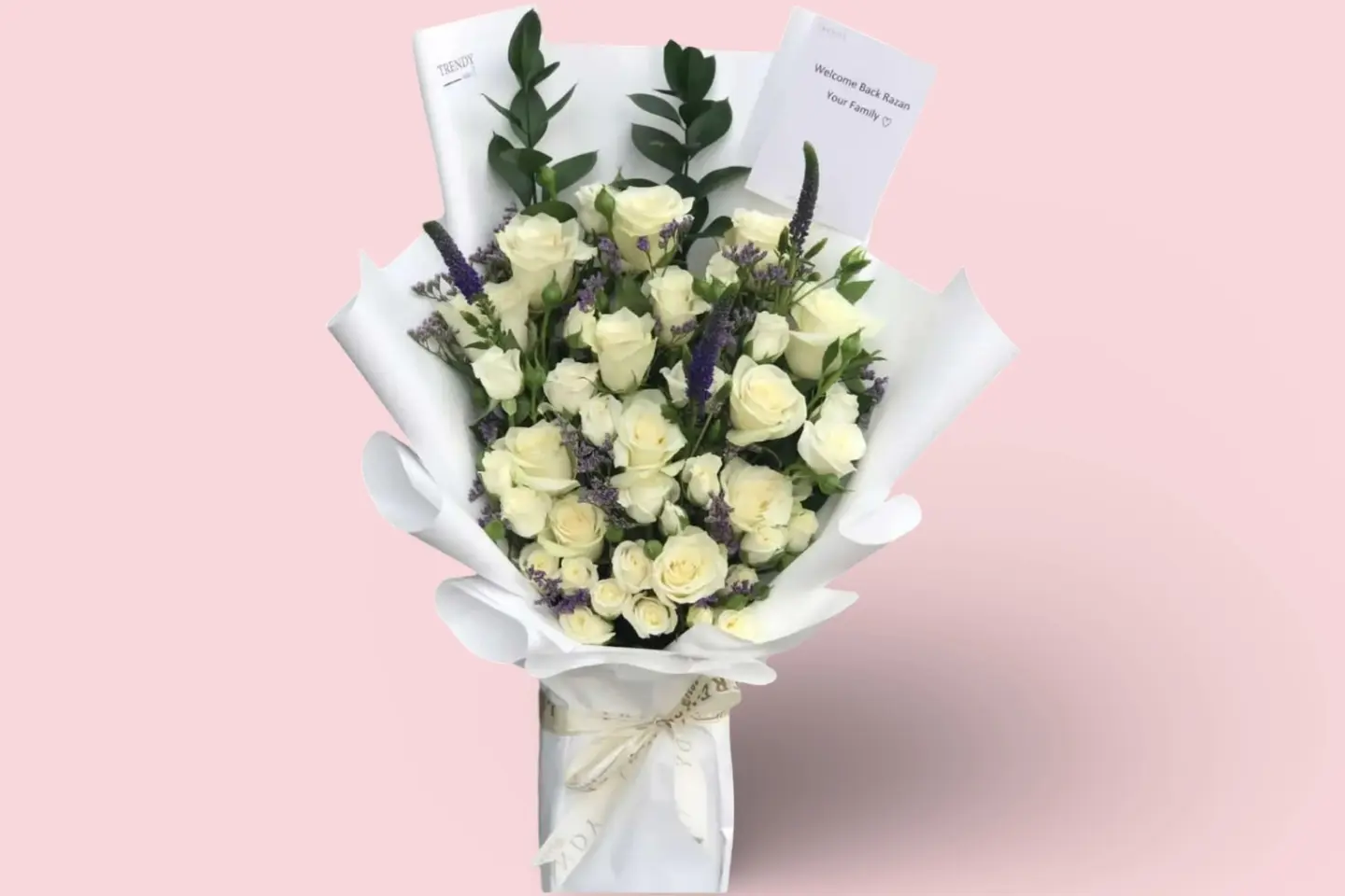 باقة النقاء البيضاء