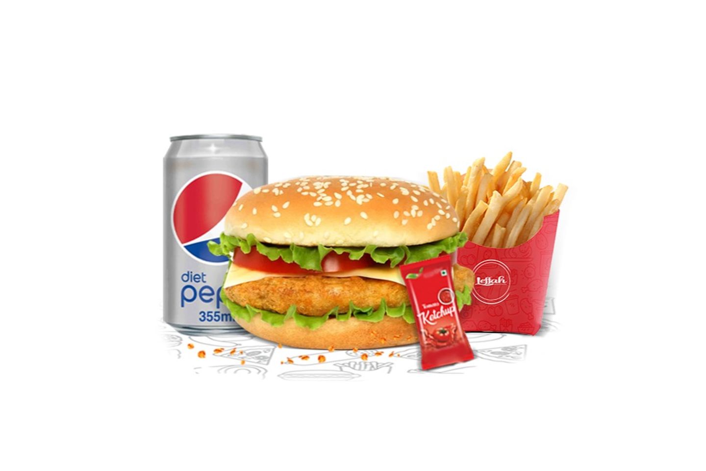 Chicken Burger Combo
