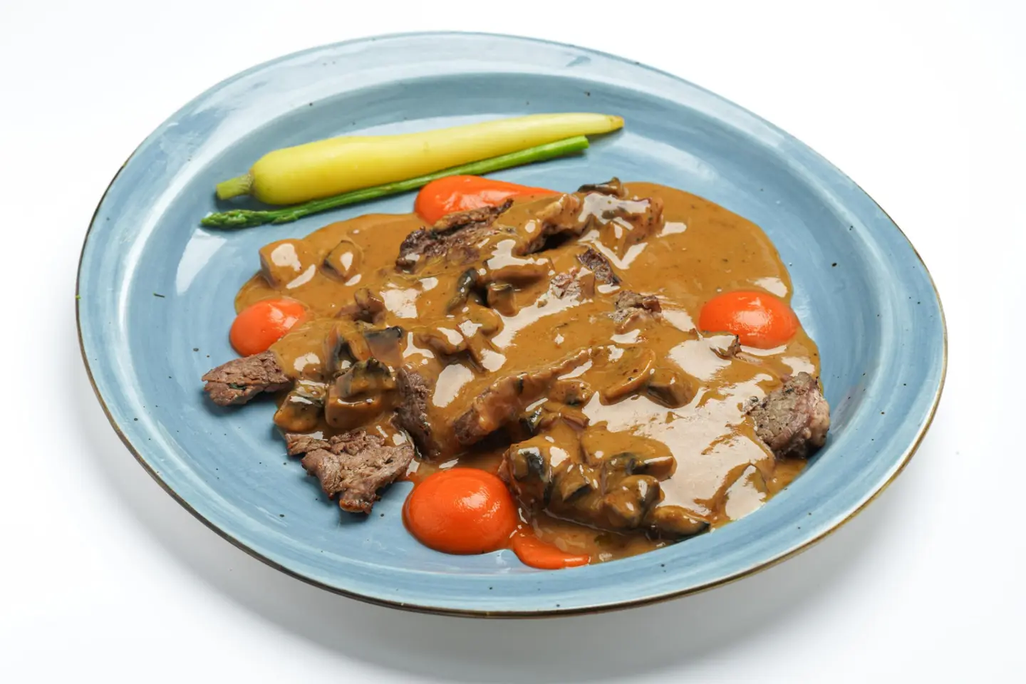 Beef Steak Puree With Carrots