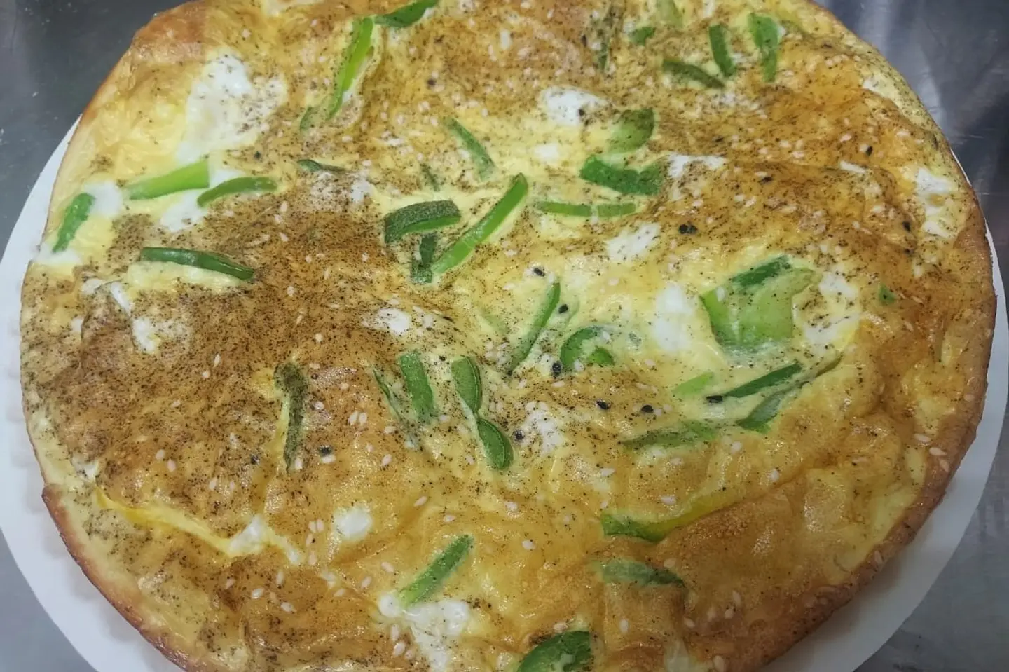فطيرة بيض مع جبن