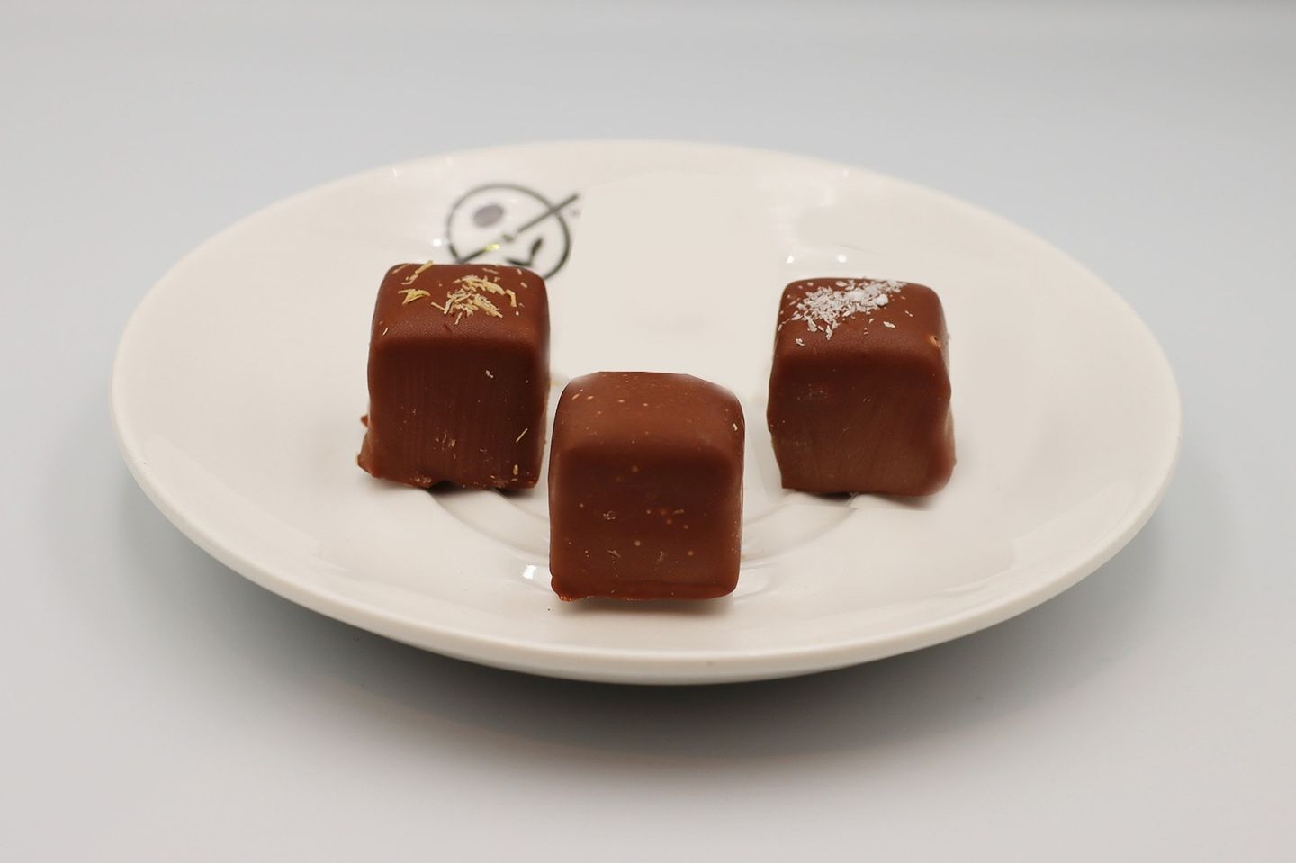 Three Mini Caramel Brownies